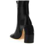 Off White Tonal Spring Ankle Boots