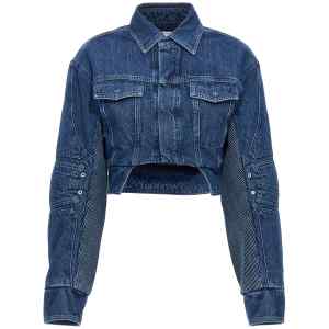 Off White Motorcycle Denim Jacket