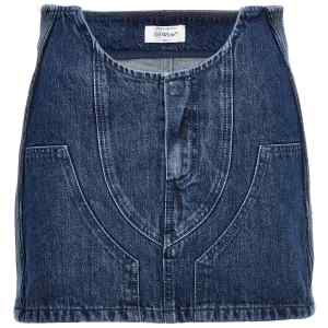 Off White Motorcycle Miniskirt