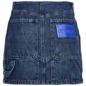 Off White Motorcycle Miniskirt