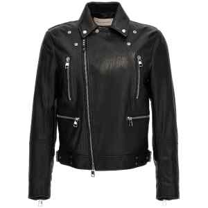 Alexander McQueen Texture Leather Jacket