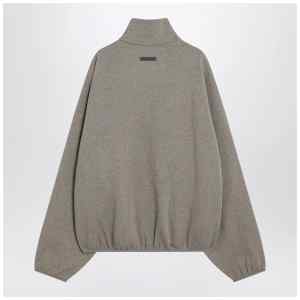 Fear of God Essentials Grey brushed cotton sweatshirt