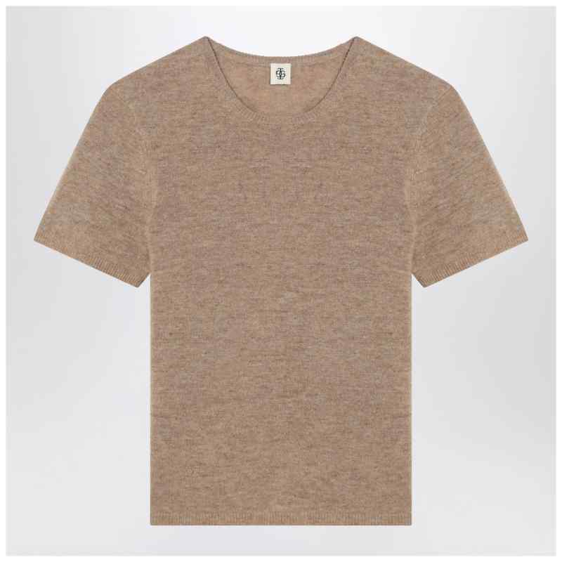 the garment Camel colour Como sweater in wool the garment Camel colour Como sweater in wool