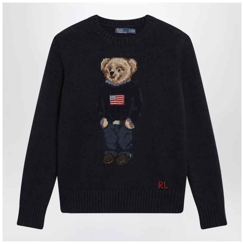 Polo Ralph Lauren Navy blue Polo Bear sweater
