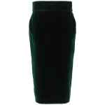 Alexandre Vauthier Velvet Midi Skirt