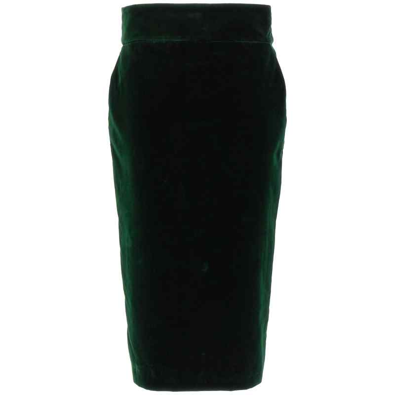 Alexandre Vauthier Velvet Midi Skirt Alexandre Vauthier Velvet Midi Skirt