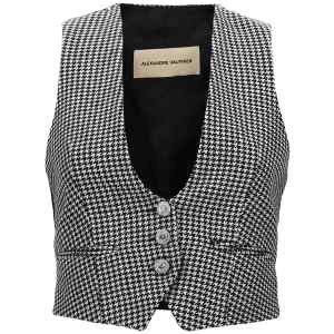 Alexandre Vauthier Houndstooth Waistcoat