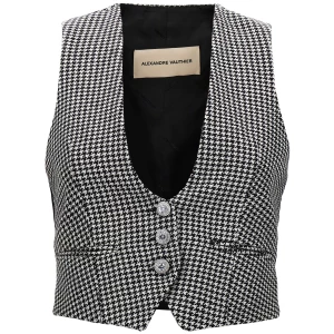 Alexandre Vauthier Houndstooth Waistcoat