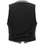 Alexandre Vauthier Houndstooth Waistcoat