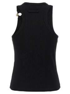 Jean Paul Gaultier Black Piercing Tank Top