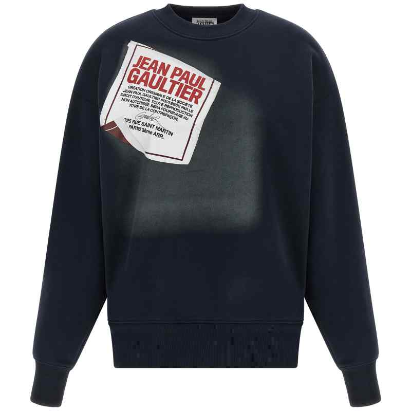 Jean Paul Gaultier The Blue Gaultier Label Sweatshirt