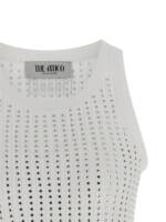 The Attico Rhinestone Tank Top