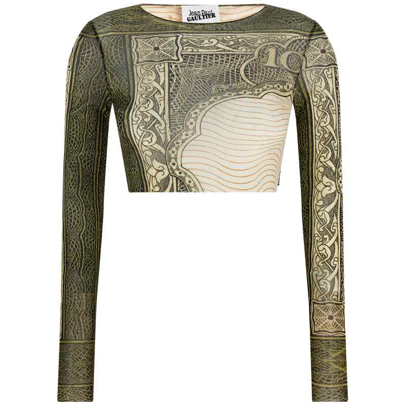2601WTO452M023P40030015_01_M_2025-11-19T08-29-33.938Z-3 Jean Paul Gaultier Re-edition - The Green Cartouche Top