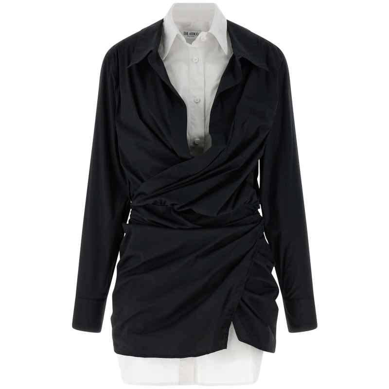 The Attico Double Layer Shirt Dress
