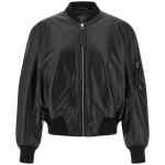 The Attico Leather Bomber Jacket
