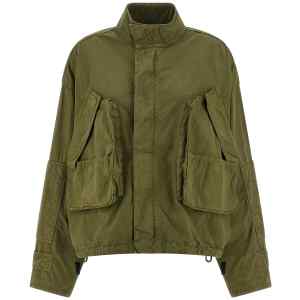 The Attico Canvas Bomber Jacket