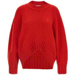 The Attico Asymmetrical Hem Sweater