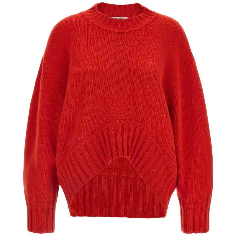 The Attico Asymmetrical Hem Sweater