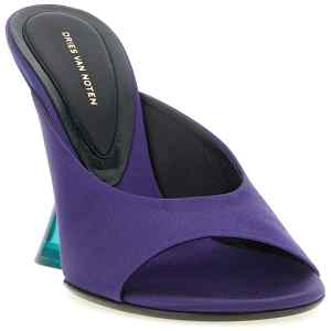 Dries Van Noten Satin Mules