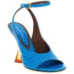 Dries Van Noten  Embossed Leather Sandals