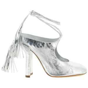 Dries Van Noten Laminated Leather Mules