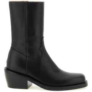 Dries Van Noten Leather Ankle Boots