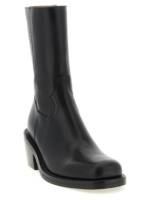 Dries Van Noten  Leather Ankle Boots