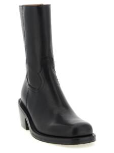 Dries Van Noten Leather Ankle Boots