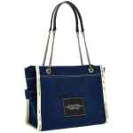 Marc Jacobs The Denim Chain Medium Tote Shoulder Bag