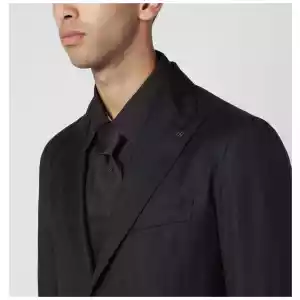 Tagliatore Brown striped single-breasted wool suit