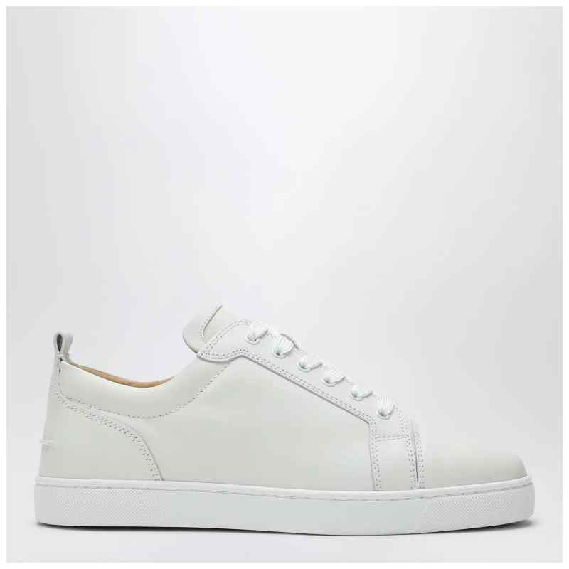 Christian Louboutin White leather Sneaker Louis Junior