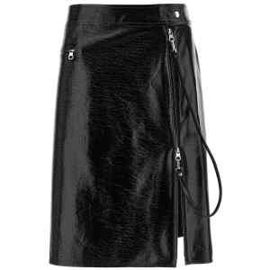 Courreges Zipped Vinyl Skirt