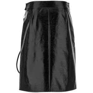 Courreges Zipped Vinyl Skirt