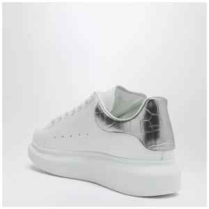 Alexander McQueen Oversize sneakers white/silver croc