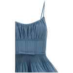 Zimmermann Pleated Tiered Midi Dress