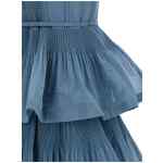 Zimmermann Pleated Tiered Midi Dress