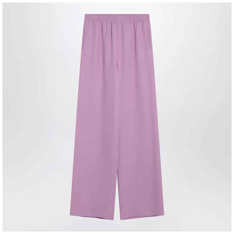 Valentino Wide lilac pink silk pants