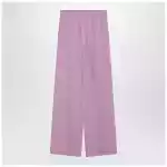 Valentino Wide lilac pink silk pants
