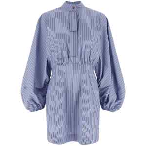 Zimmermann Drawstring Stripe Mini Dress