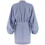 Zimmermann Drawstring Stripe Mini Dress