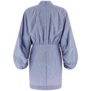 Zimmermann Drawstring Stripe Mini Dress