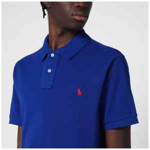 Polo Ralph Lauren Electric blue Custom Slim-Fit polo
