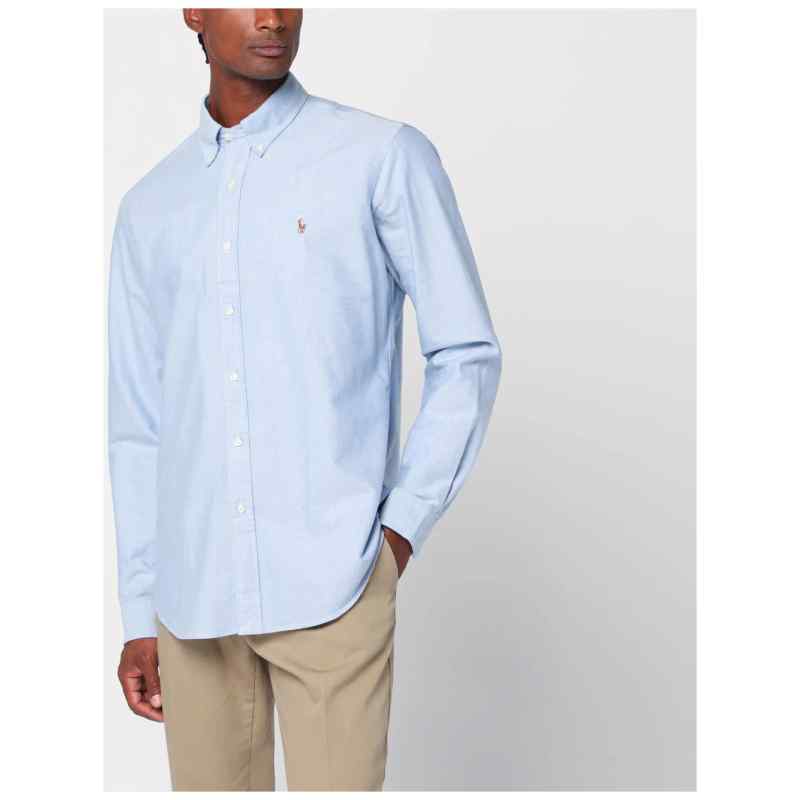 Polo Ralph Lauren Light blue Oxford shirt Custom-fit