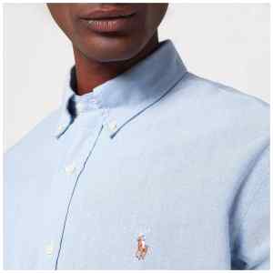 Polo Ralph Lauren Light blue Oxford shirt Custom-fit