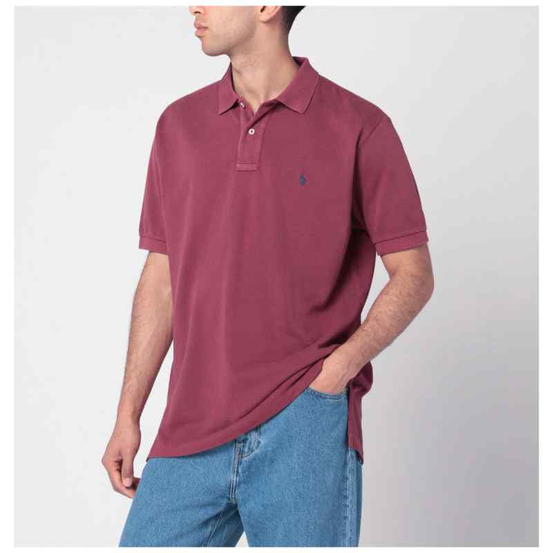 Polo Ralph Lauren Washed wine red cotton polo