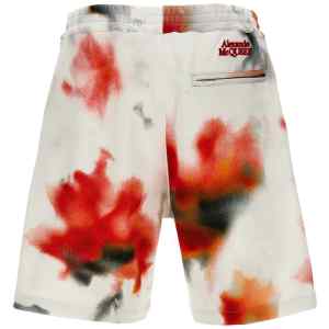 Alexander McQueen Obscured Flower Bermuda Shorts