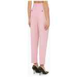 Alexander McQueen Pink regular trousers with pleats
