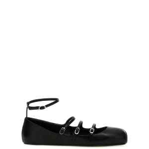 Alexander McQueen Mcqueen Leather Strap Ballet Flats