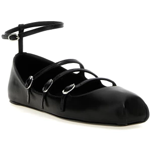 Alexander McQueen Leather Strap Ballet Flats
