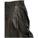 Alexander McQueen Maxi Bow Leather Skirt